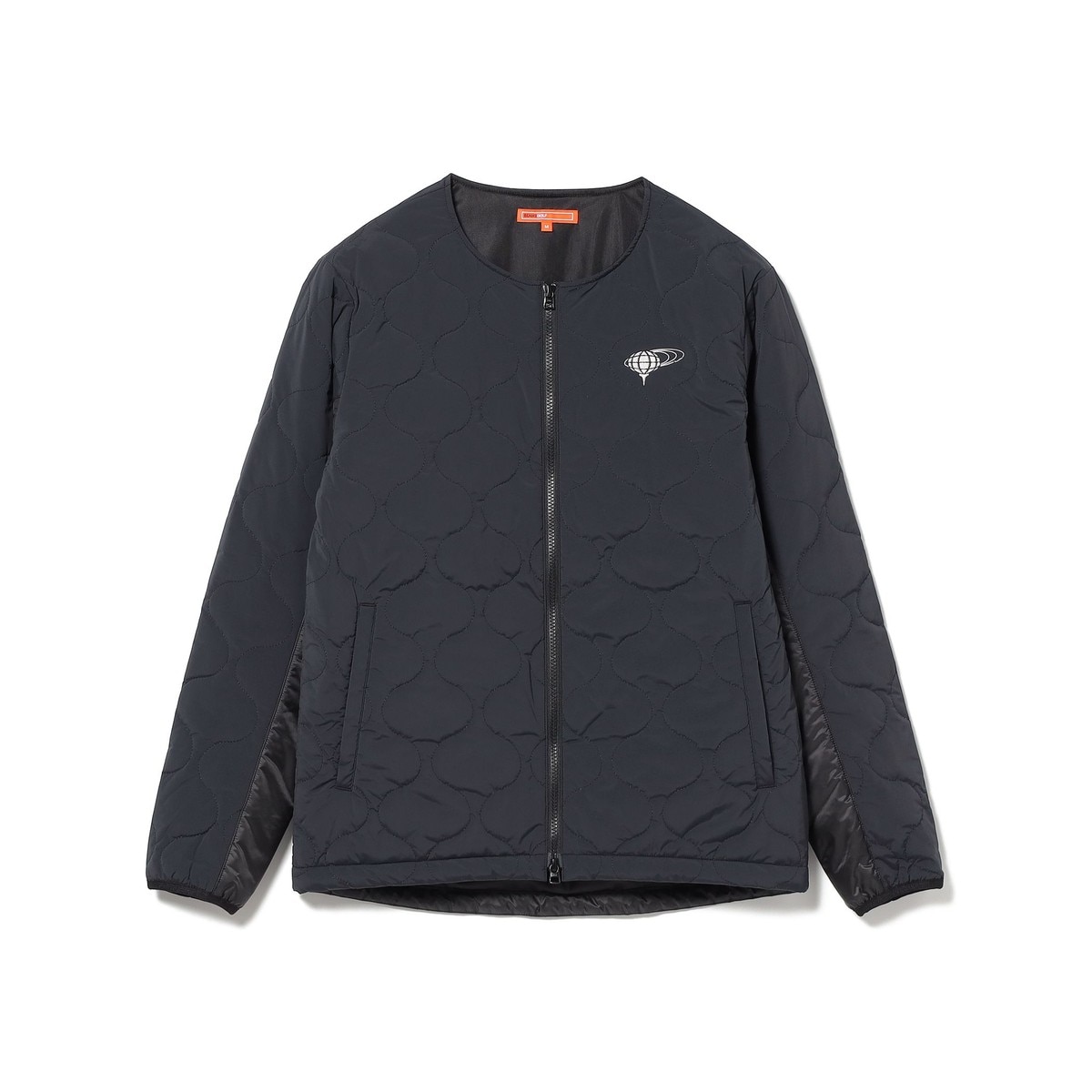 BEAMS GOLF ORANGE LABEL ウェーブキルト パデッド ストレッチジップ