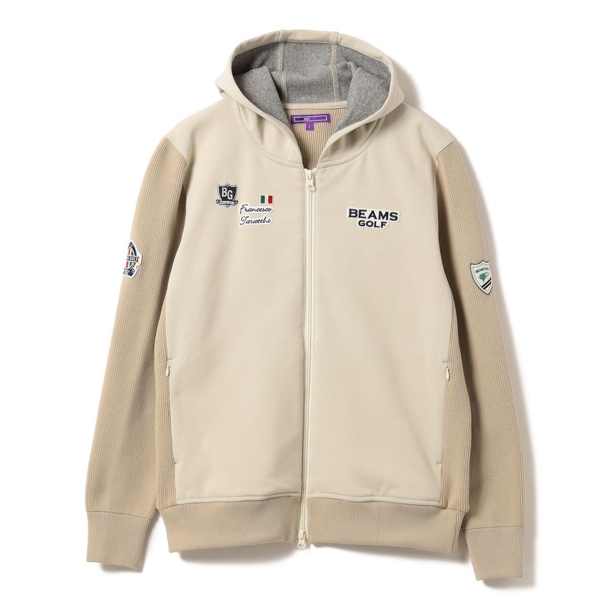 BEAMS GOLF PURPLE LABEL タラッティ コーデュラ裏フリース ニット