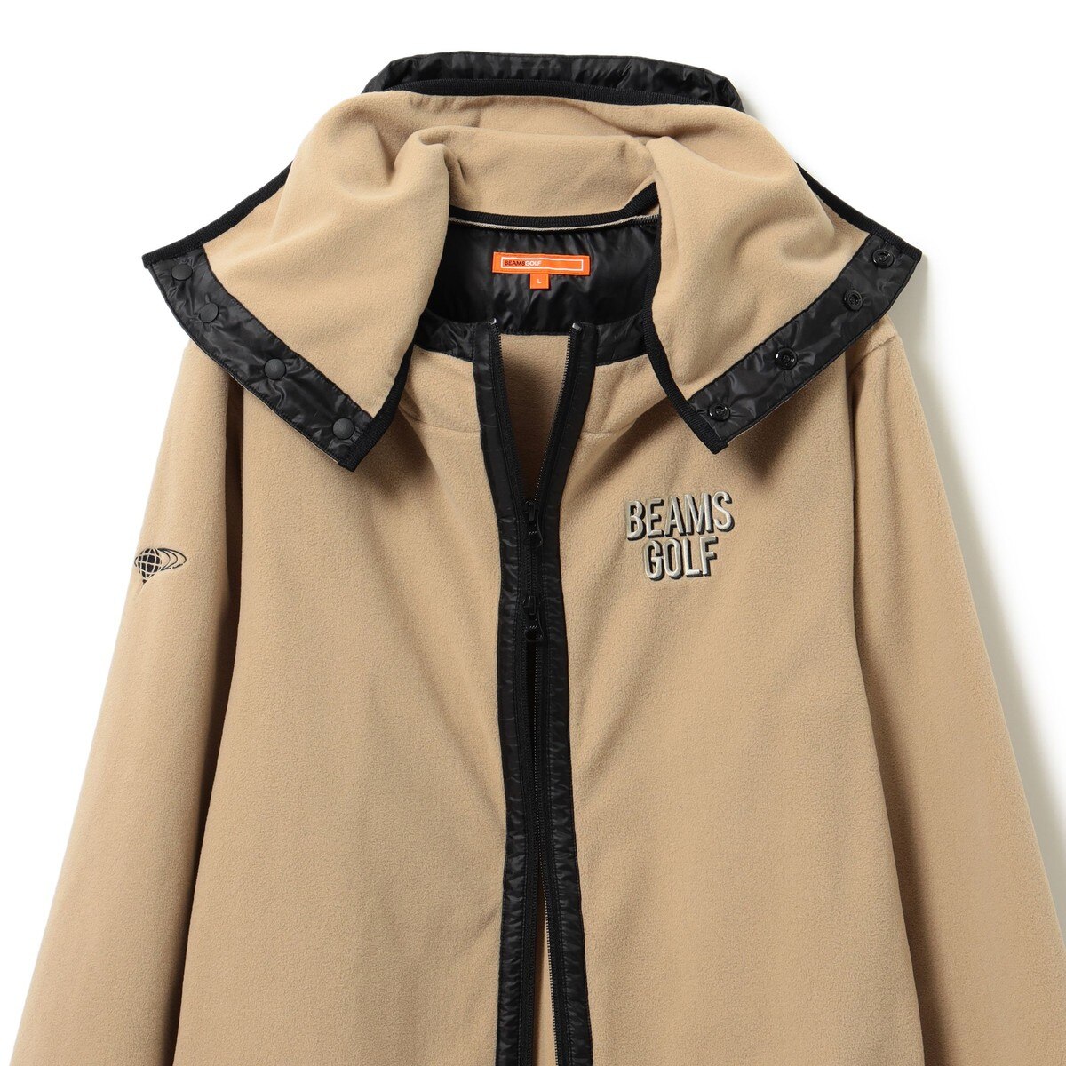 BEAMS GOLF ORANGE LABEL ポーラテック(R)フリース フルジップパーカー