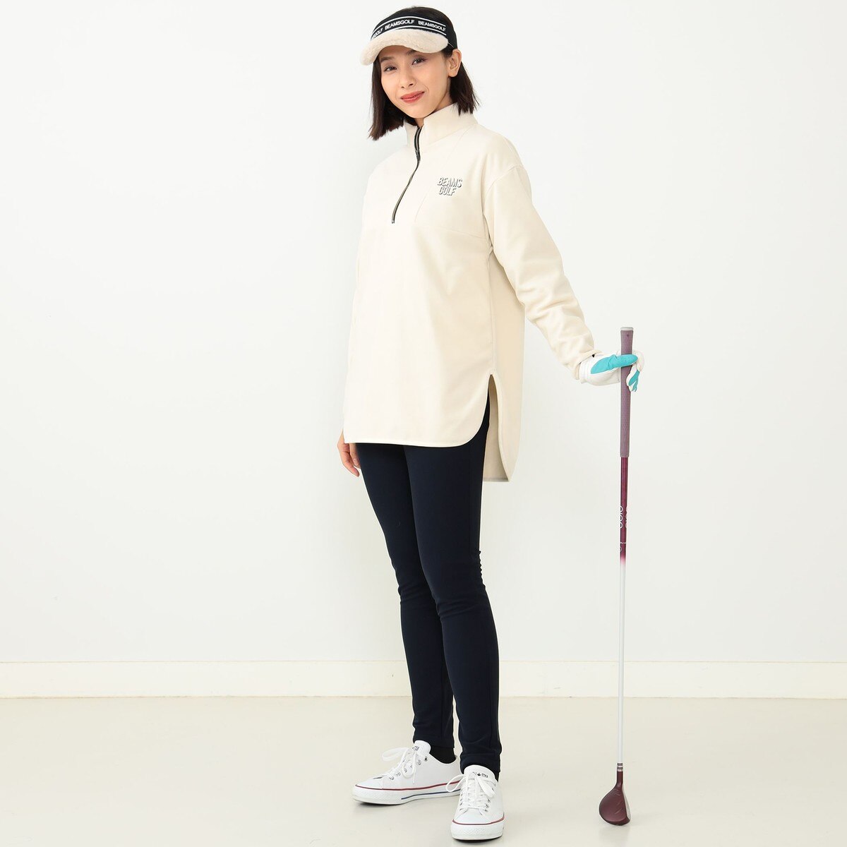 BEAMS GOLF ORANGE LABEL ポーラテック(R)フリース チュニック