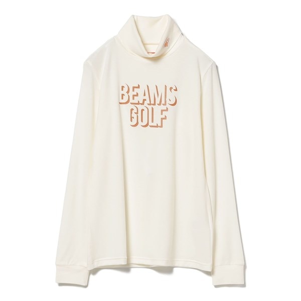 BEAMS GOLF ORANGE LABEL シャドーロゴ タートルネックシャツ レディス 