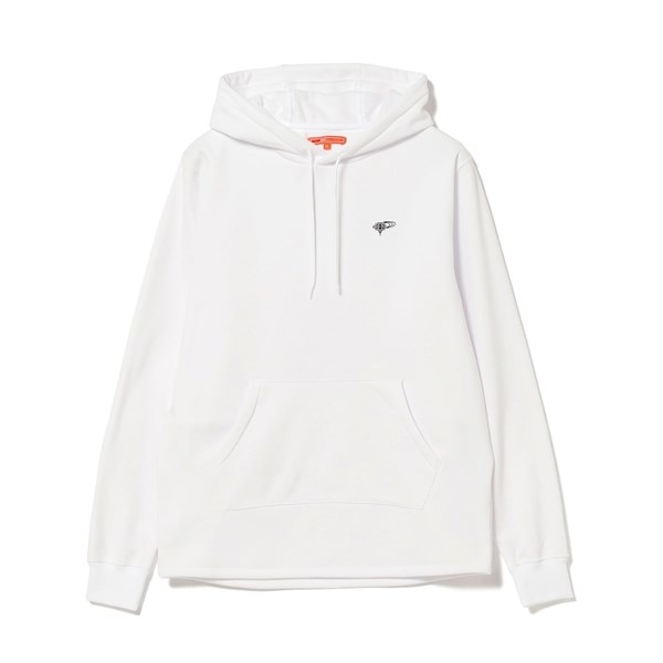 BEAMS GOLF ORANGE LABEL エンボスロゴ ハイゲージフリース パーカー  