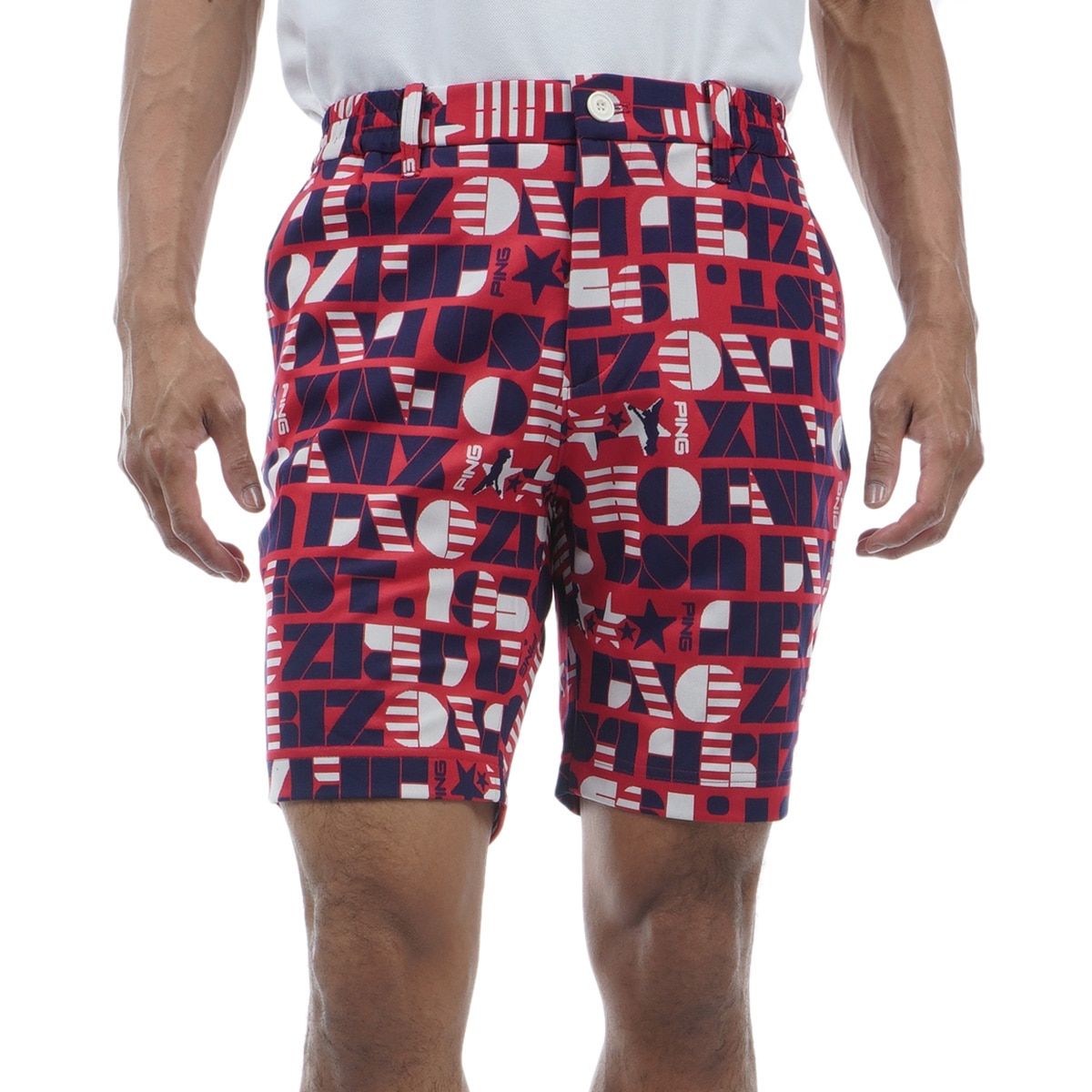口コミ・評価｜USA柄ジャカード ストレッチショートパンツ（ハーフ