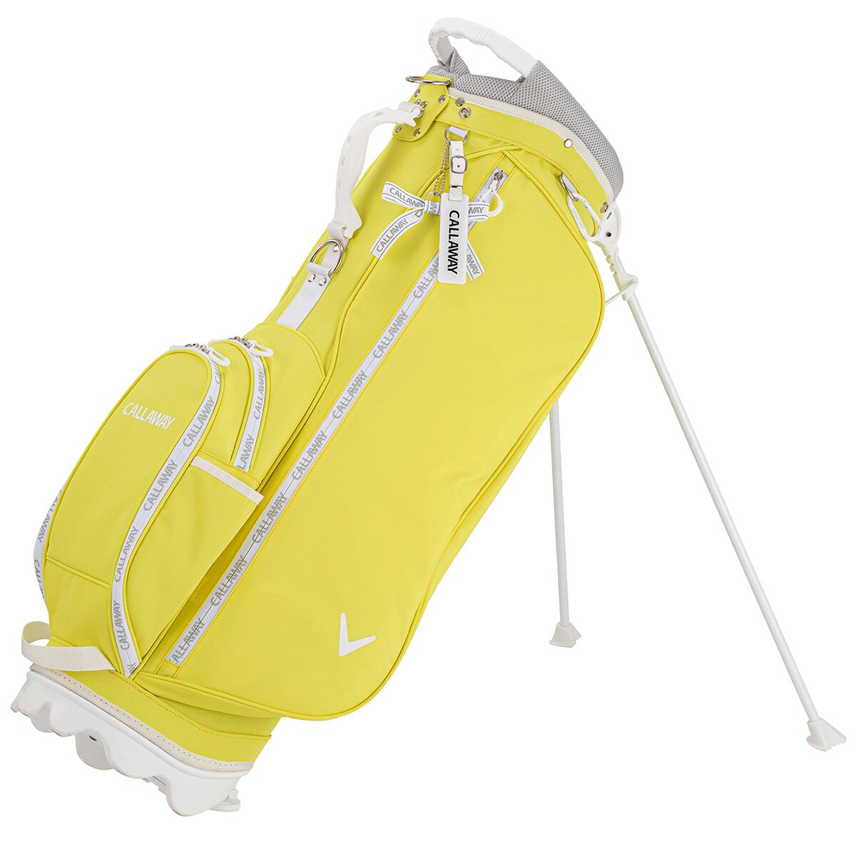 再入荷商品 処分 ネイビー/イエロー ゴルフキャディバッグ CALLAWAY ゴルフバッグ・キャディバッグ