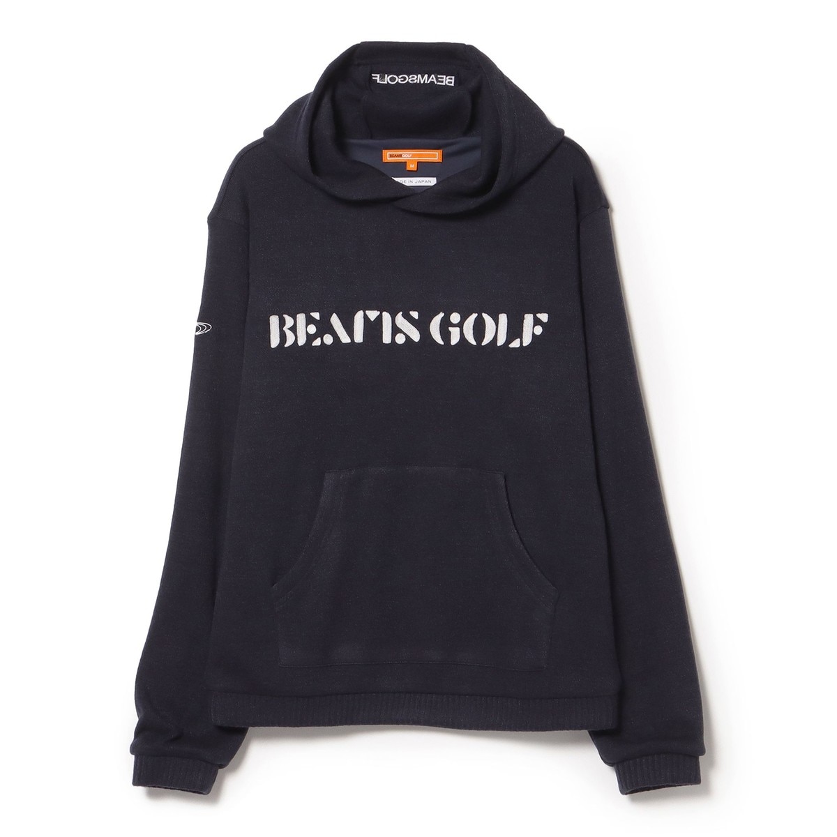 BEAMS GOLF ORANGE LABEL 裏付き ニットライク フーディー レディス