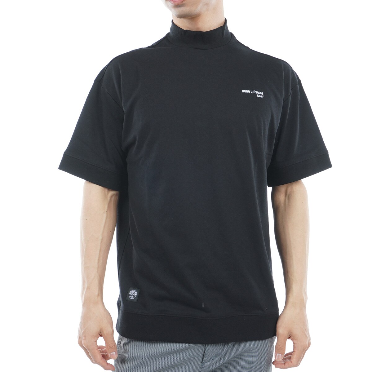 セール・アウトレット】モックネック半袖Tシャツ(半袖シャツ