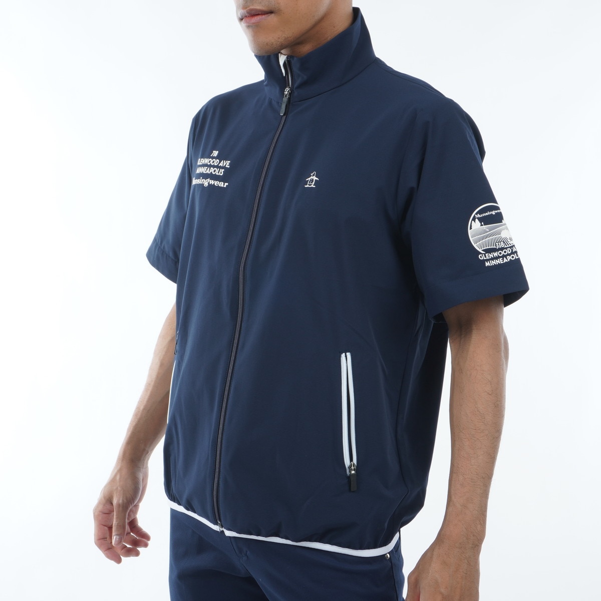 SEASON COLLECTION ストレッチ 2WAY 袖ドッキングブルゾン