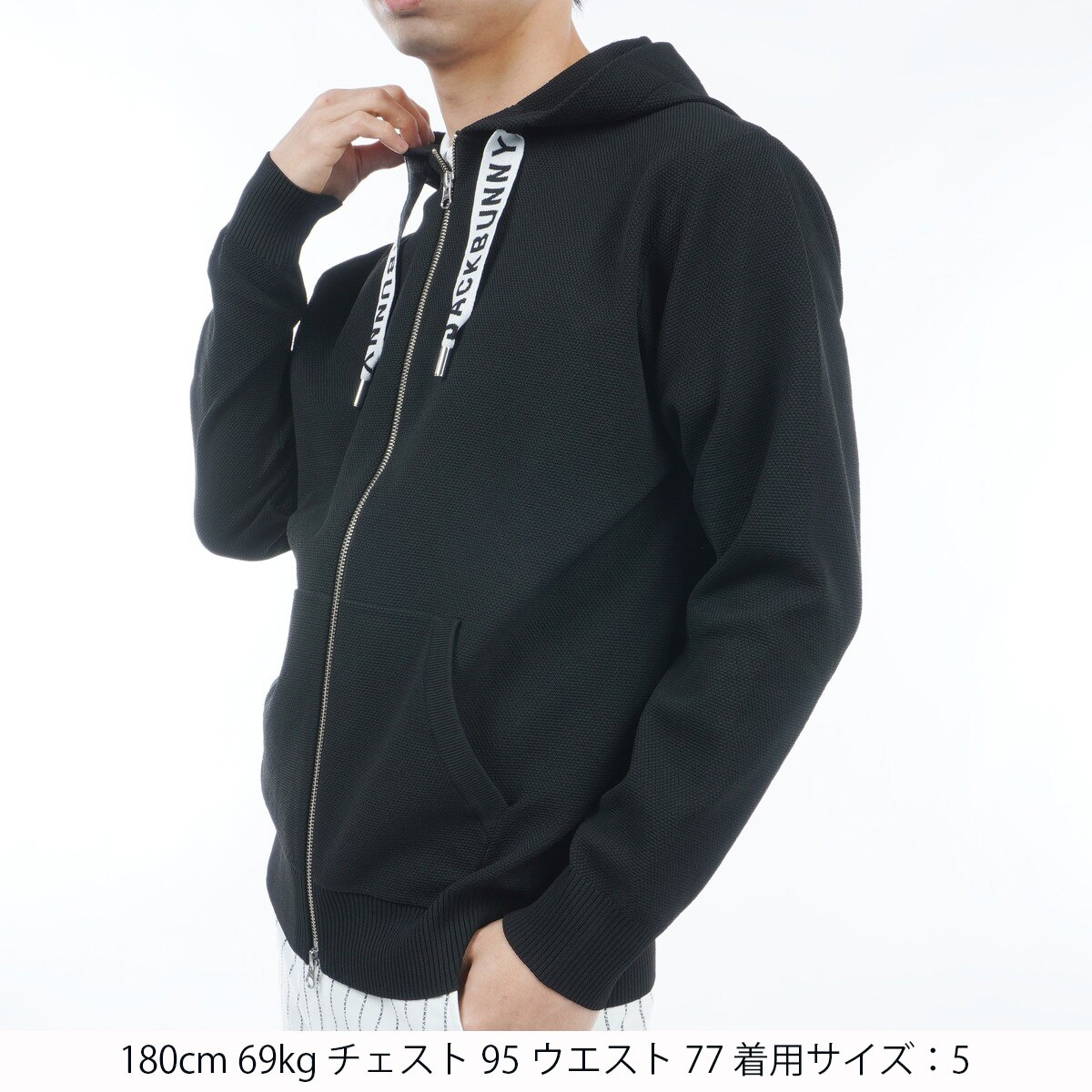 ■美品 Jack Bunny 2024SS 表裏鹿の子ジップアップニットパーカー 0000729858_01.jpg?h=600&w=600