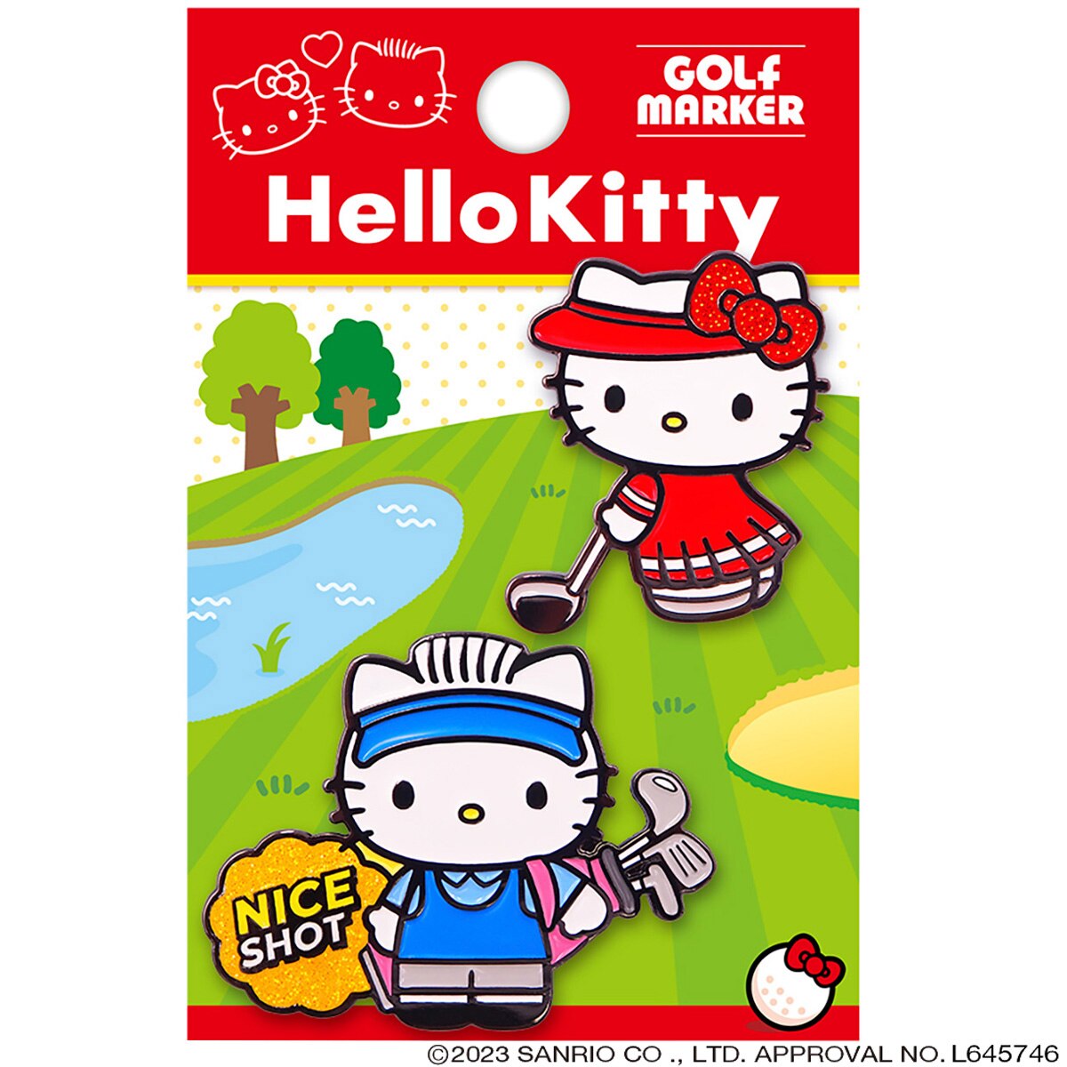 ハローキティ＆ダニエル ゴルフマーカー(マーカー)|その他