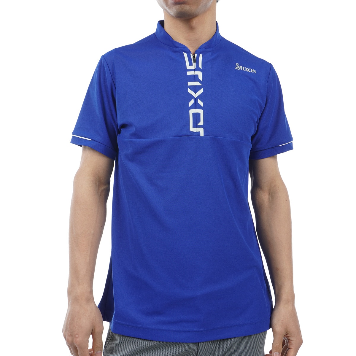 ロゴプリント ジップアップ半袖シャツ(半袖シャツ・ポロシャツ)|SRIXON(スリクソンゴルフ) RGMXJA06の通販 - GDOゴルフ ショップ(0000731249)