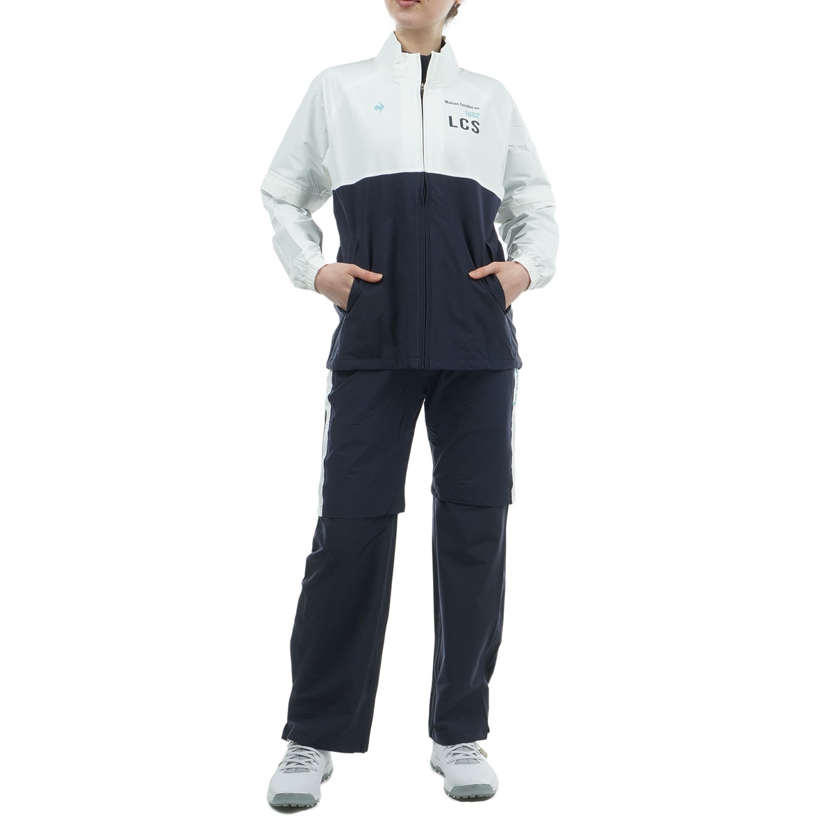 ストレッチフォーサー 2WAY レインウェア 上下セット レディス