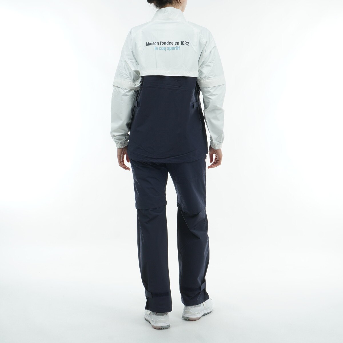 le coq sportif - ルコックスポルティフ　上下セット　LL レインウェア長袖半袖2way キャップ付 le coq sportif GOLF ルコックスポルティフ ゴルフ Le
