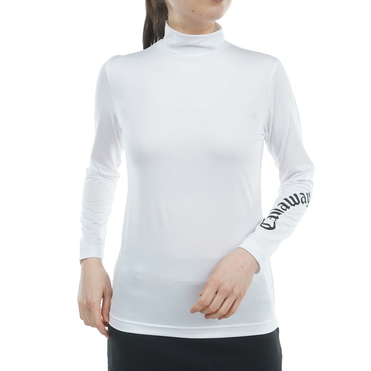 クールコア天竺ハイネック長袖インナーシャツ レディス(【女性