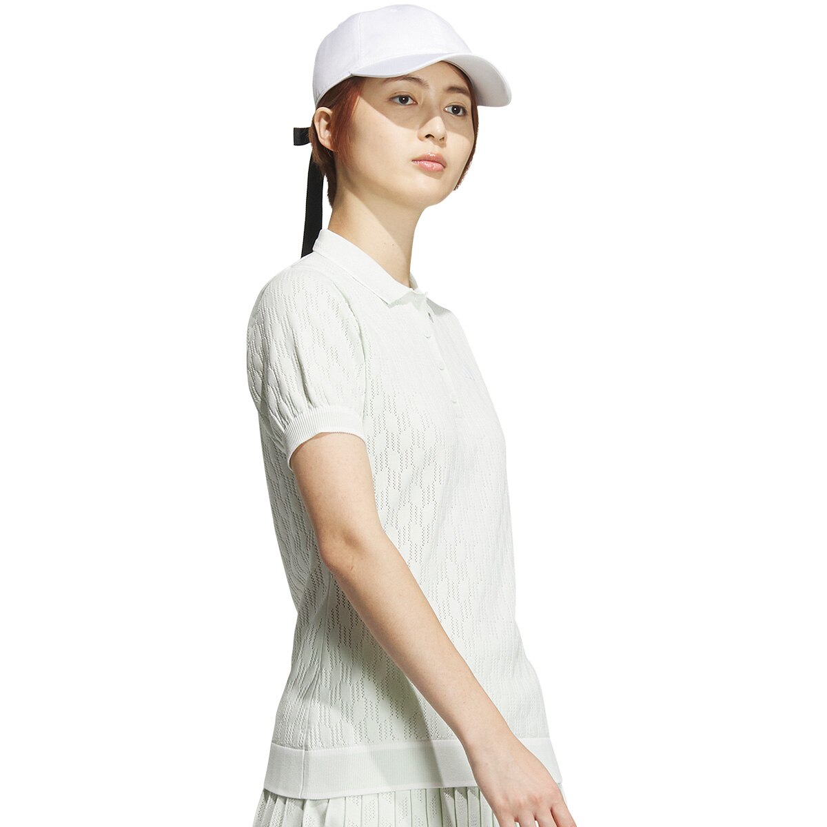 セール・アウトレット】ULT365 PRIMEKNIT パフスリーブ半袖ポロシャツ