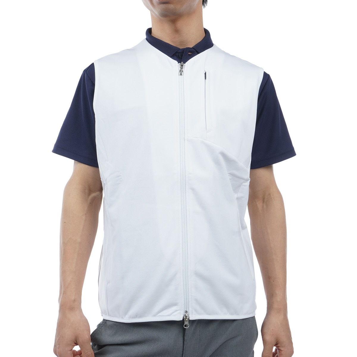 ストレッチ ミニ裏毛 フルジップベスト(ベスト)|TITLEIST(タイトリスト