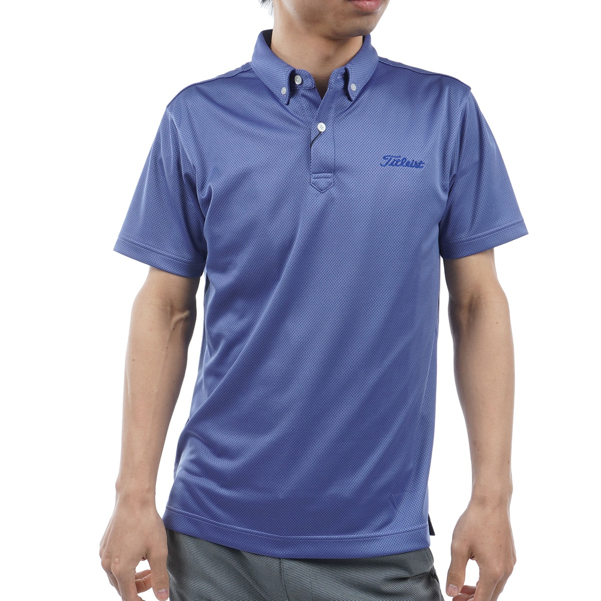 ストレッチ ダイヤジャカード ボタンダウン半袖ポロシャツ(半袖シャツ・ポロシャツ)|TITLEIST(タイトリスト) TLPMS115Jの通販 -  GDOゴルフショップ(0000733173)