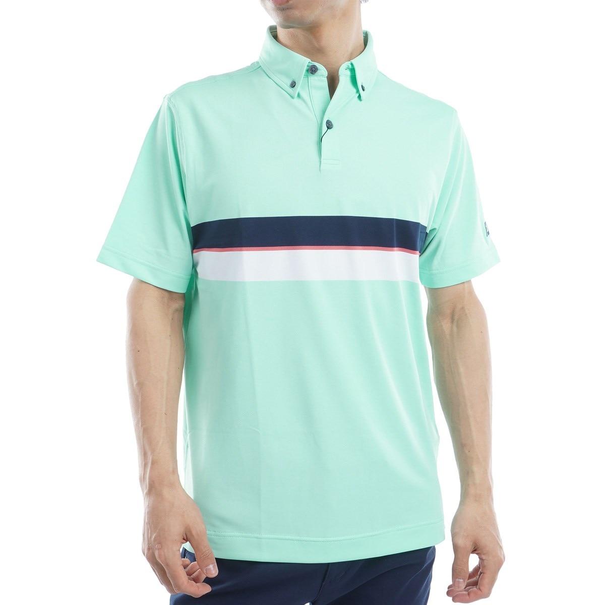 ストレッチ ダブルチェストライン半袖ボタンダウンポロシャツ(半袖シャツ・ポロシャツ)|Foot Joy(フットジョイ) FJ-S24-S13の通販 -  GDOゴルフショップ(0000733229)