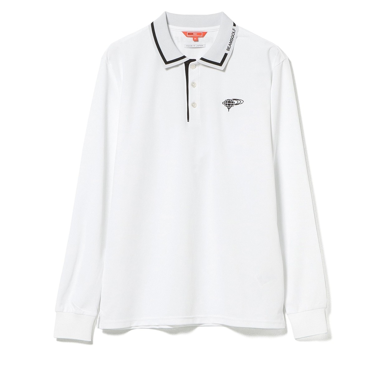 BEAMS GOLF ORANGE LABEL 襟ロゴ バイカラー ポロシャツ(ポロシャツ)