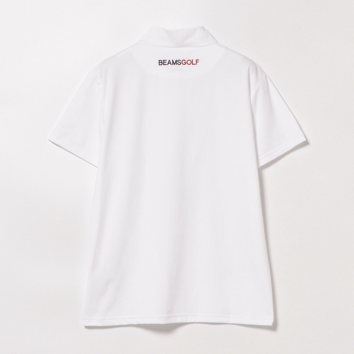 BEAMS GOLF ORANGE LABEL ワンポイント モックネックシャツ レディス