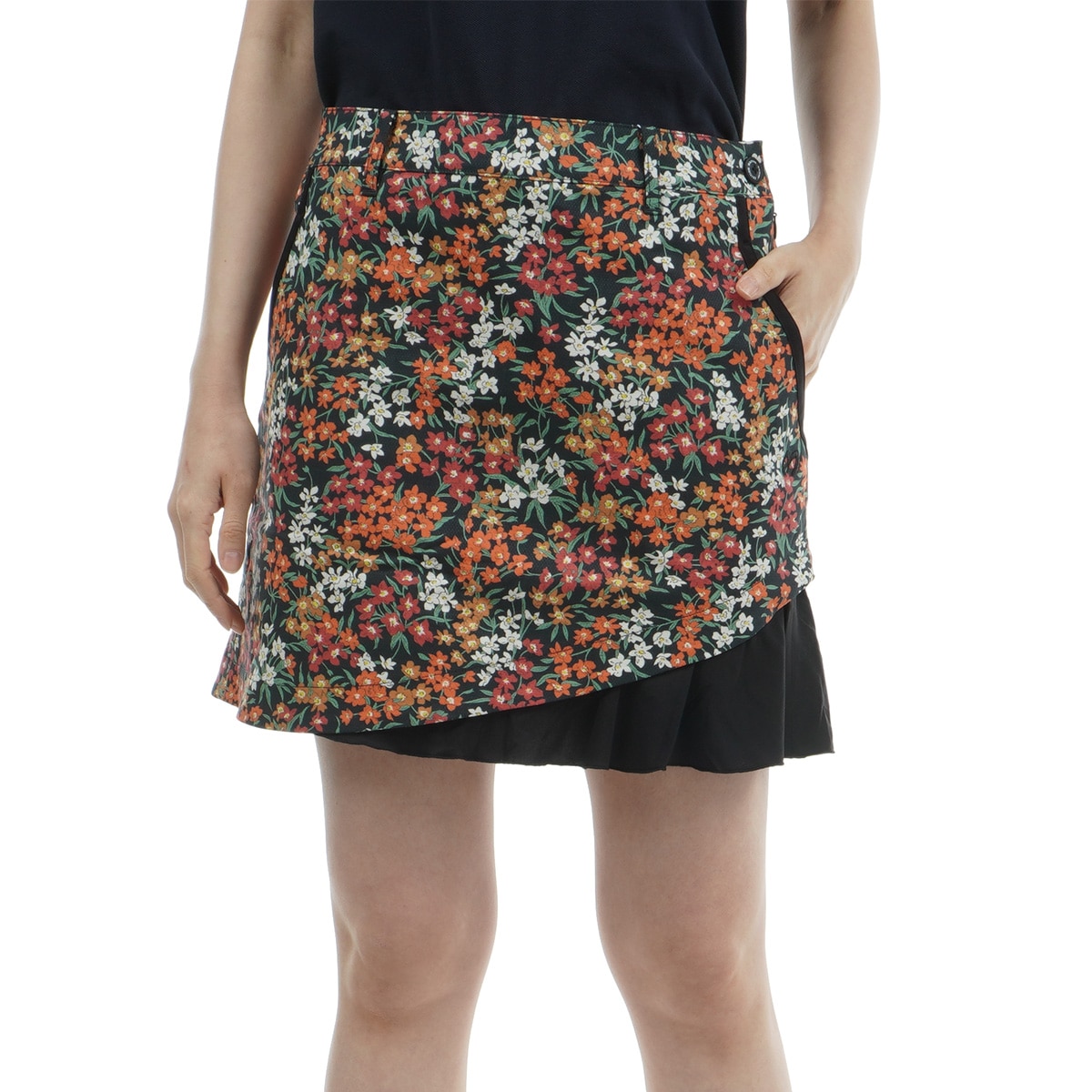 セール・アウトレット】フラワープリント ハイパワードビーストレッチ