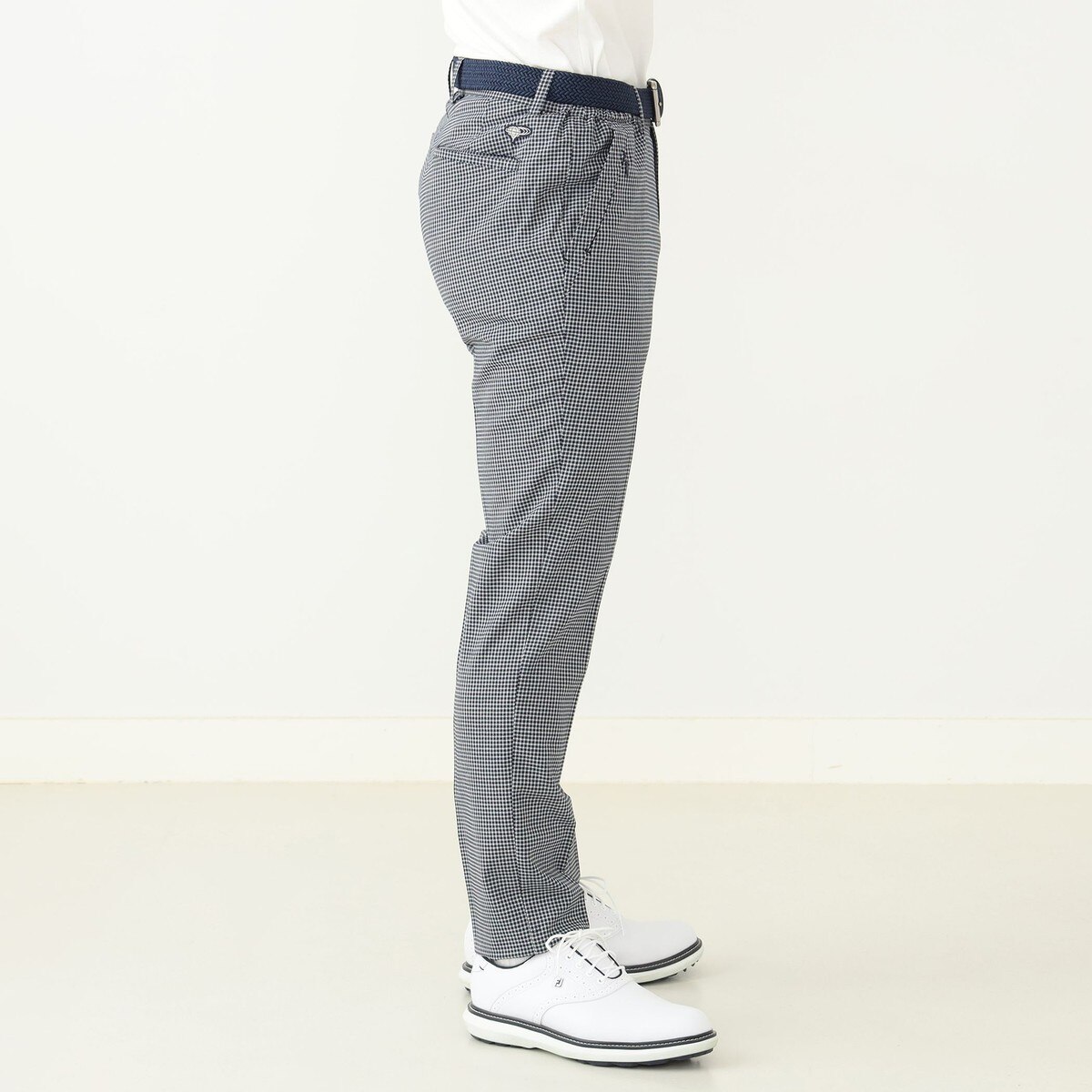 BEAMS GOLF PURPLE LABEL ウールトロピカル チェックパンツ