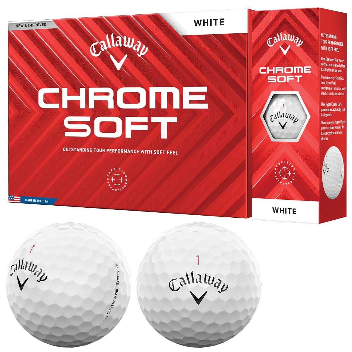 CHROME SOFT 24 ボール(ボール（新品）)|CHROME SOFT(キャロウェイゴルフ) 642126112の通販 -  GDOゴルフショップ(0000734265)