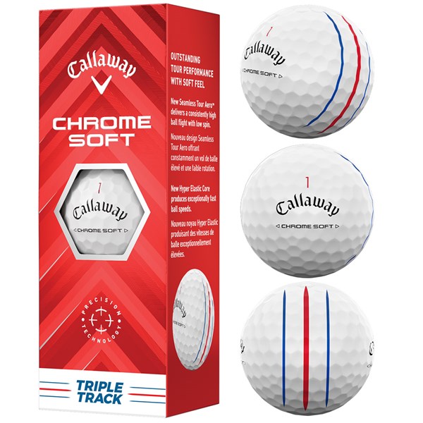 CHROME SOFT 24 トリプル・トラック ボール 1スリーブ(ボール（新品 