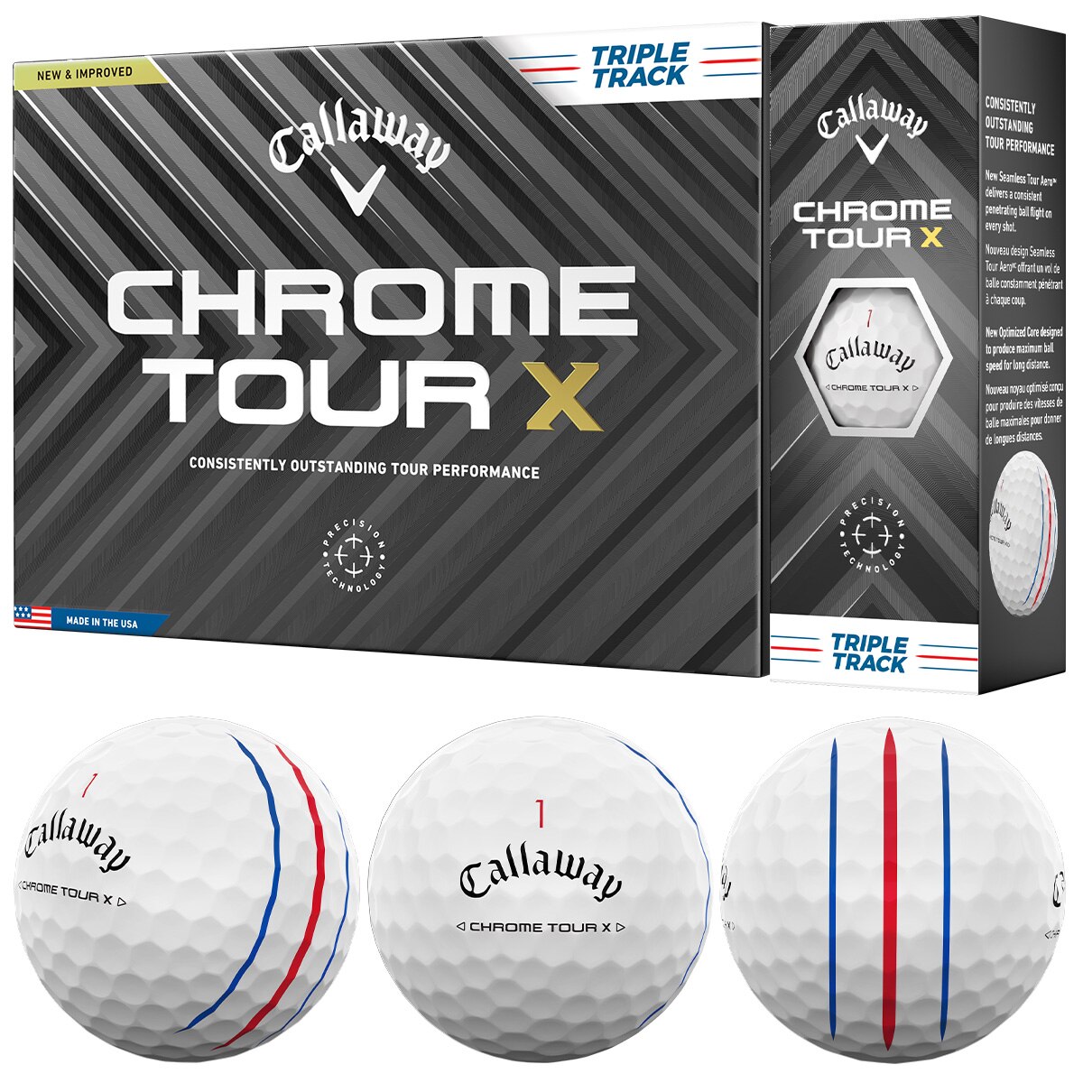 CHROME TOUR X 24 トリプル・トラック ボール(ボール（新品）)|CHROME