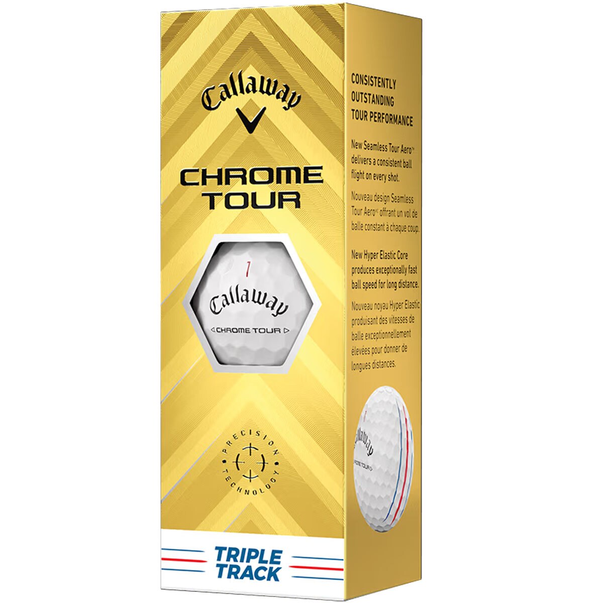 Callaway Chrome Tour ゴルフボール トリプルトラック　２４球 Callaway キャロウェイ ゴルフボール 24 CHROME TOUR X トリプル