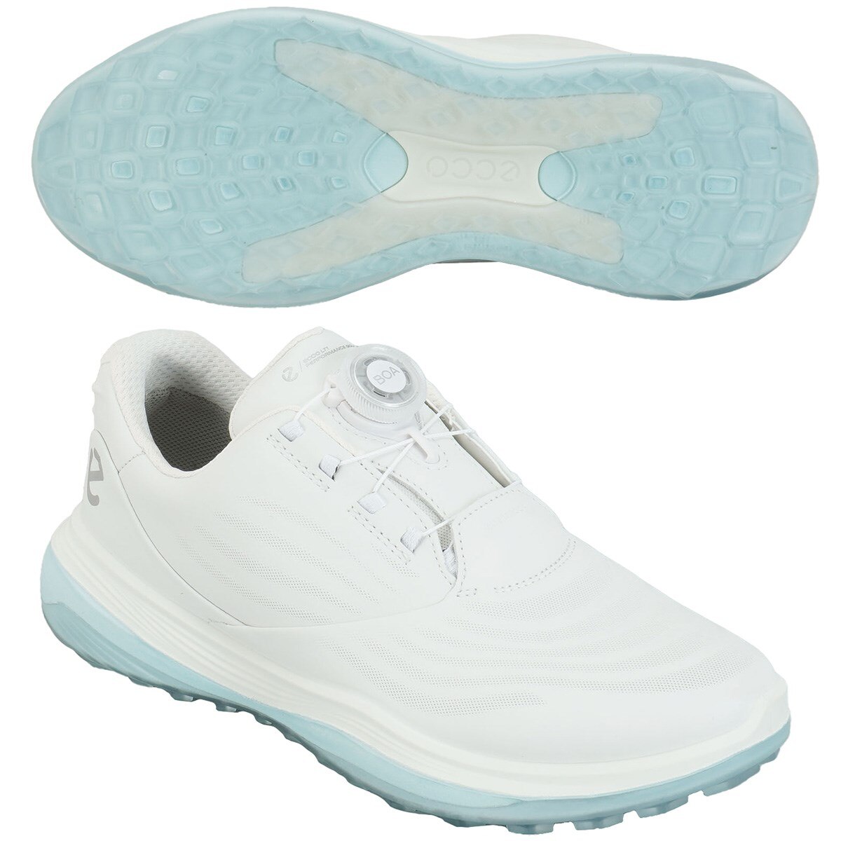 超人気の ECCO ￼￼レディース ゴルフシューズ 新品 38 24cm シューズ 