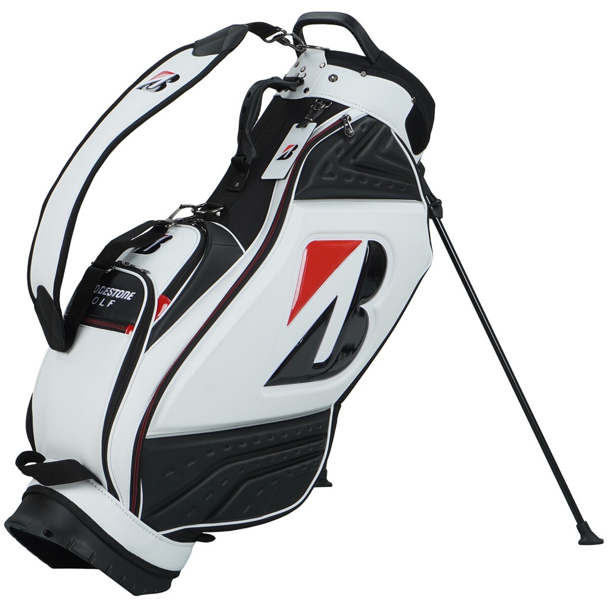 ブリヂストン ゴルフバッグ ホワイト 契約プロも使用中！ブリヂストン