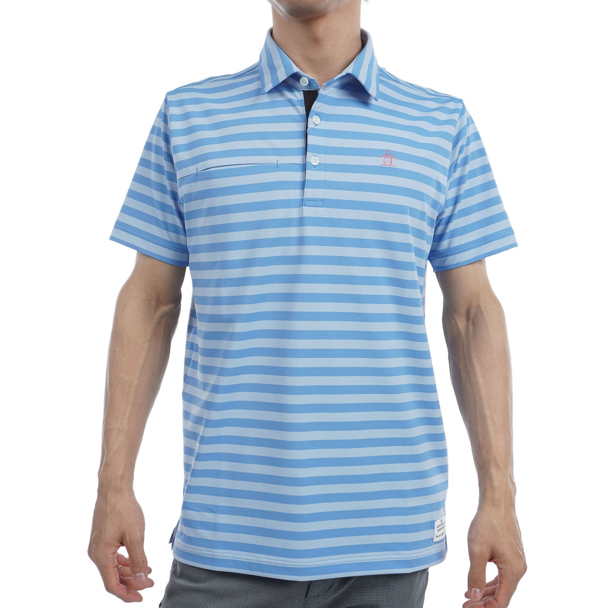 SEASON COLLECTION ストレッチ 先染めボーダー テーラーカラー半袖ポロシャツ(半袖シャツ・ポロシャツ)|Munsingwear( マンシングウェア) MGMXJA16の通販 - GDOゴルフショップ(0000735026)