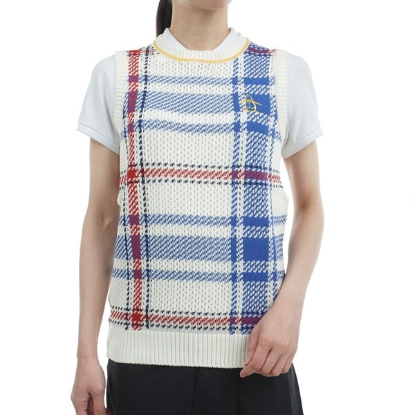 SEASON COLLECTION KINLOCH ANDERSON チェックニットベスト レディス  