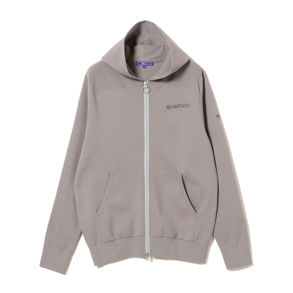 BEAMS GOLF PURPLE LABEL ハイゲージニット ダブルジップパーカー(トレーナー・パーカー)