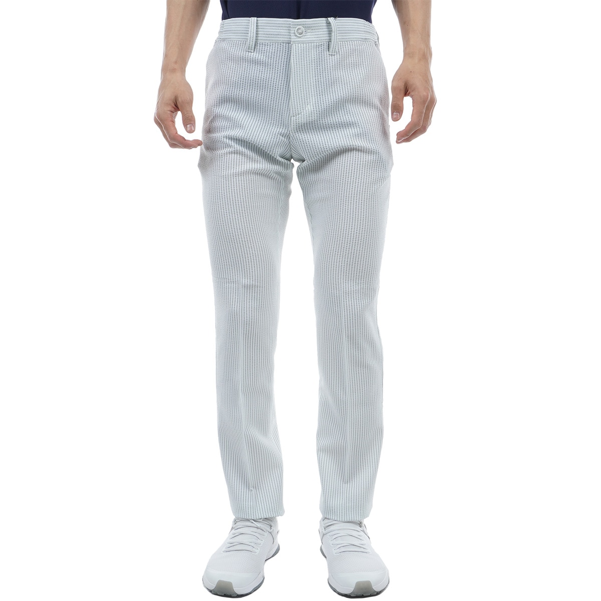 CALLAWAY RED LABEL シアサッカー ロングパンツ メンズL 春夏