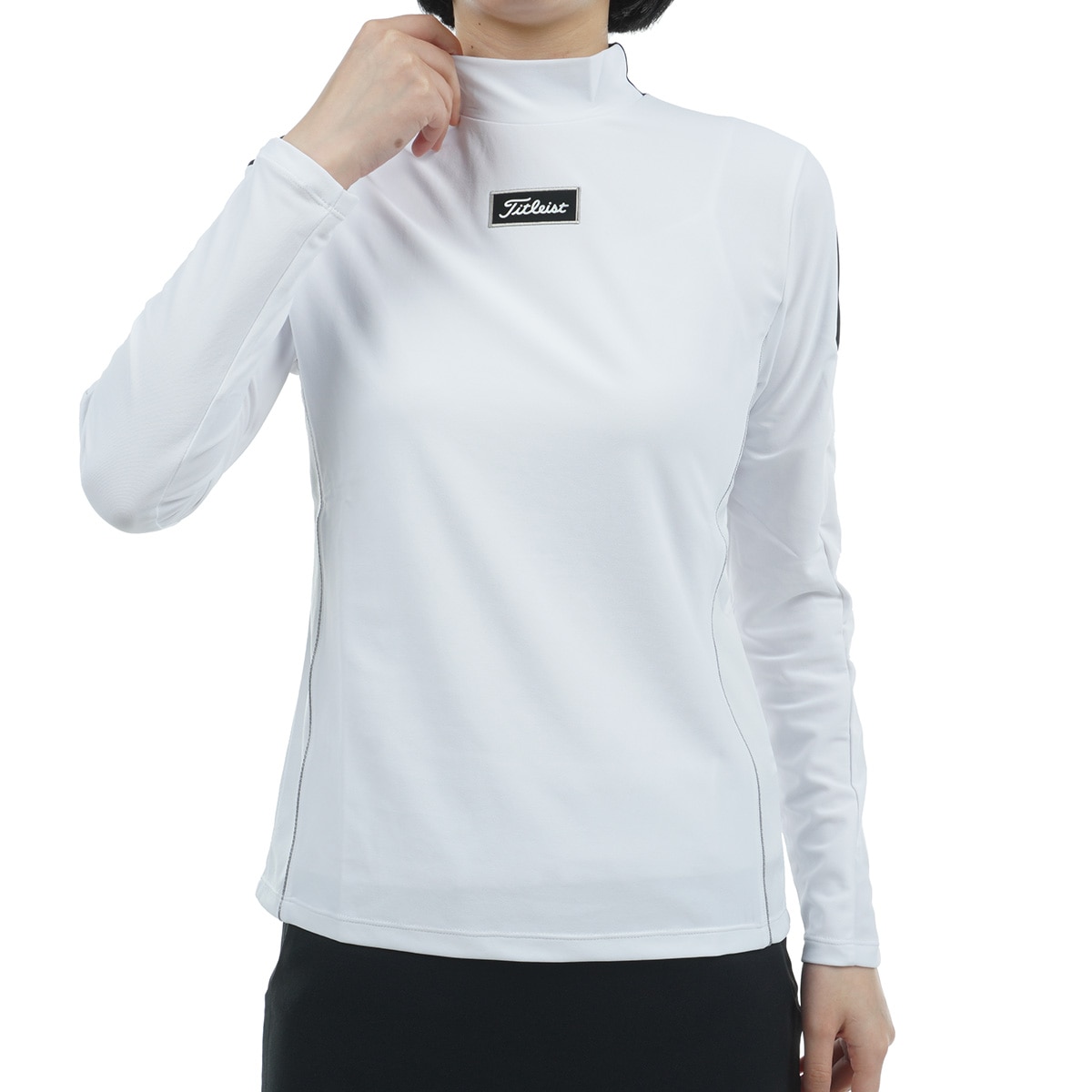 ストレッチ UVケア モックネック長袖シャツ レディス(長袖シャツ