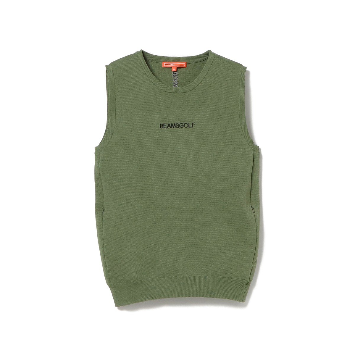 BEAMS GOLF ORANGE LABEL クルーネック ニットベスト レディス