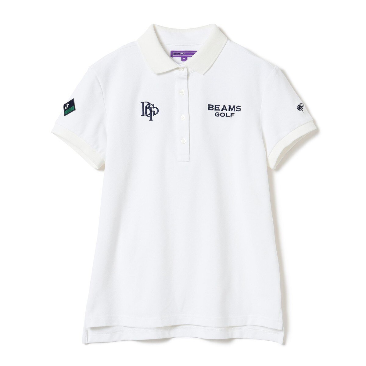 BEAMS GOLF PURPLE LABEL スフィダンテ ベア鹿の子 ボタンダウン