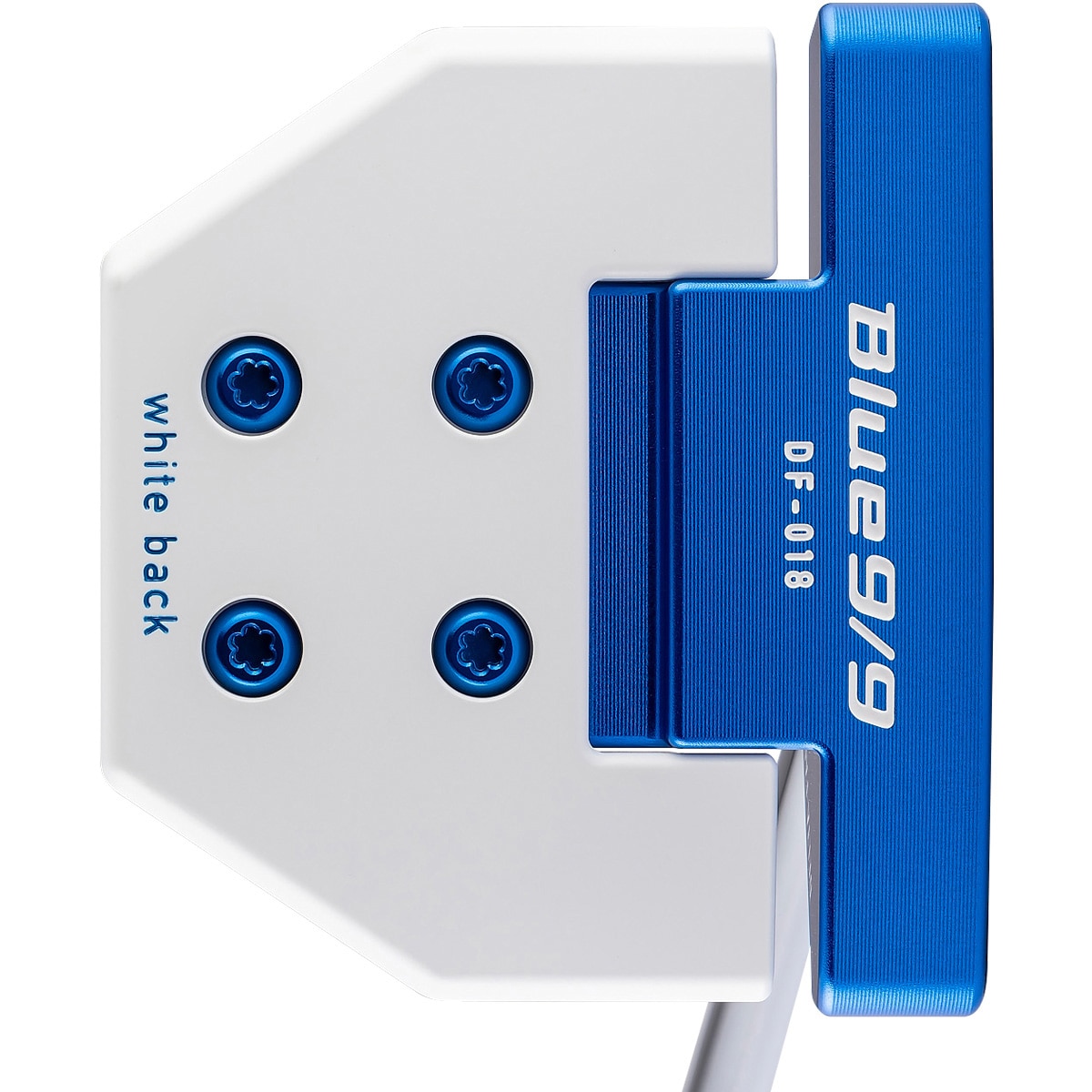 Blue9／9 ホワイトバック DELTA-FACE DF-018 角マレット パター(パター