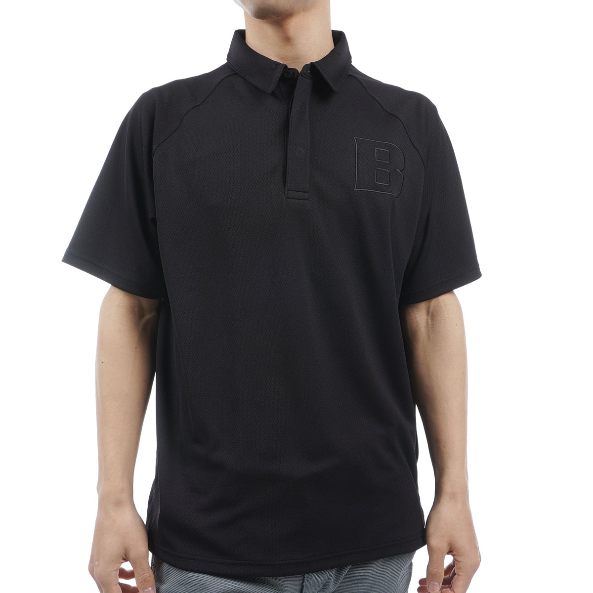 【極美品】BRIEFING ブリーフィング 半袖ポロシャツ L GOLF ゴルフ BRIEFING GOLF ブリーフィング 半袖ポロシャツ グレー ステッチ