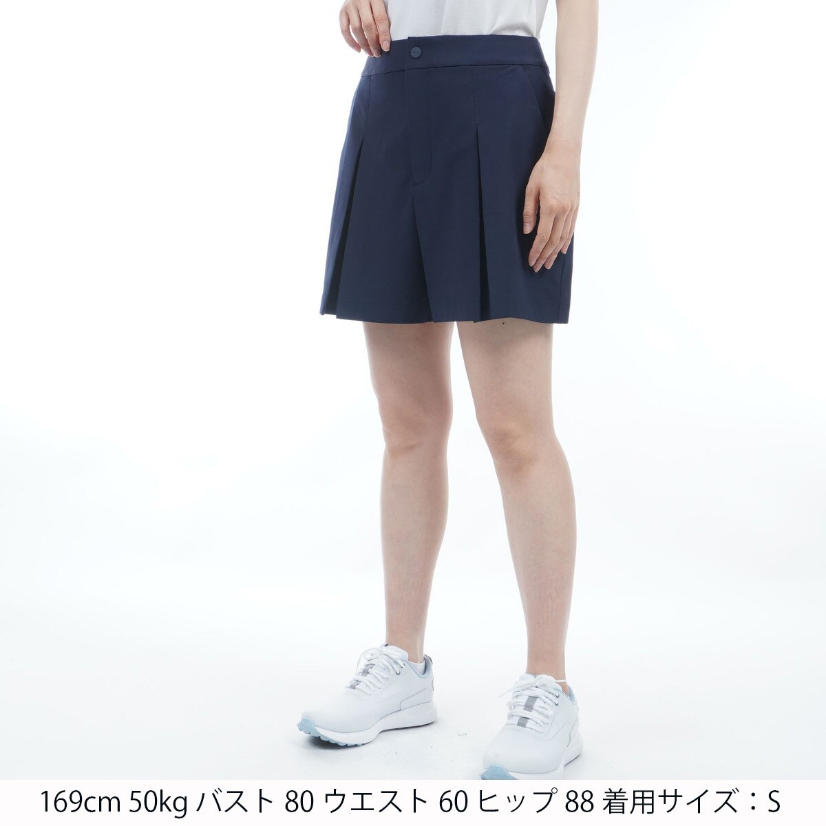 RLX ストレッチ プリーテッド ショートパンツ レディス(ハーフパンツ