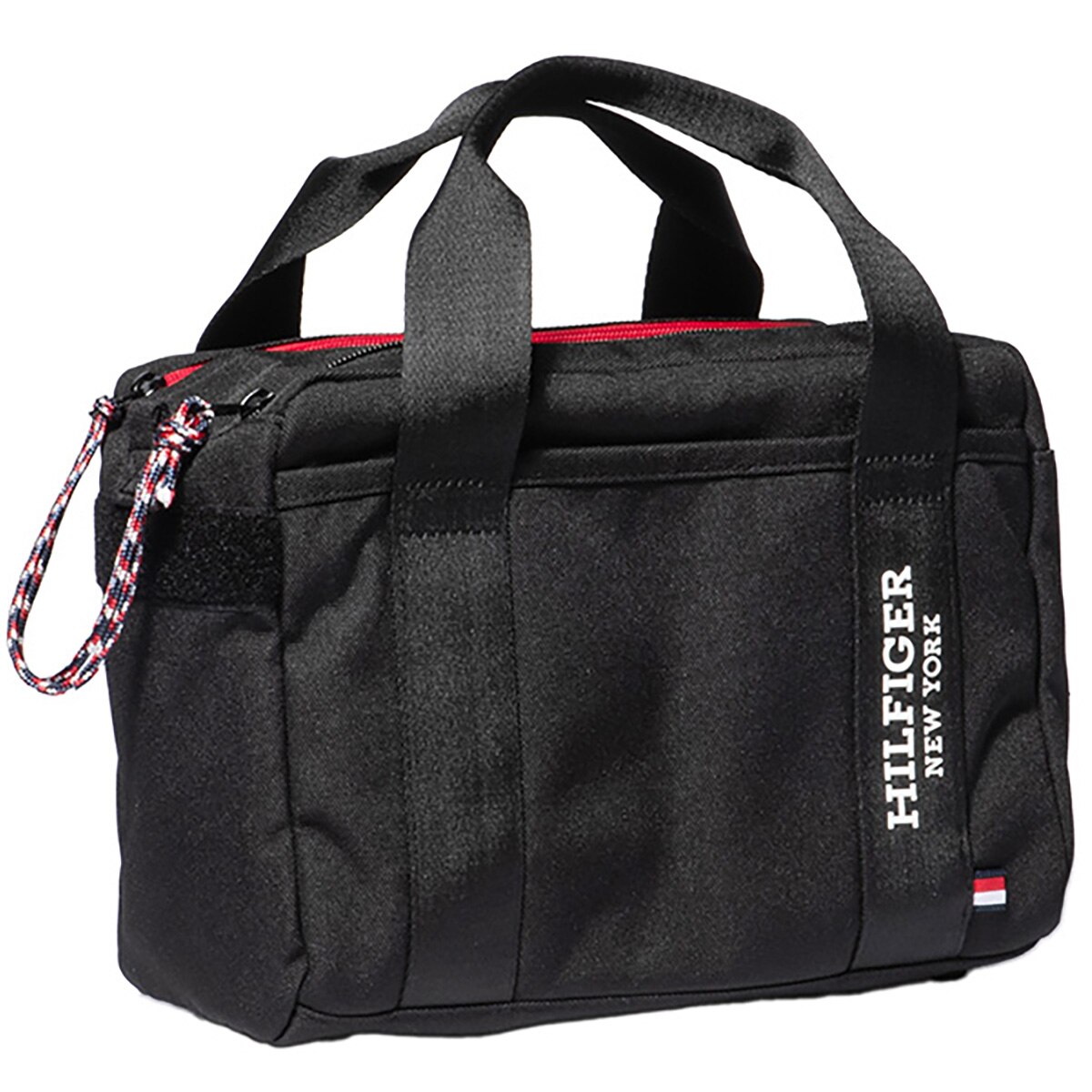 オープニング 大放出セール ダブルジッパー HILFIGER ラウンドバッグ(ラウンドバッグ)|TOMMY ラウンド用品・アクセサリー