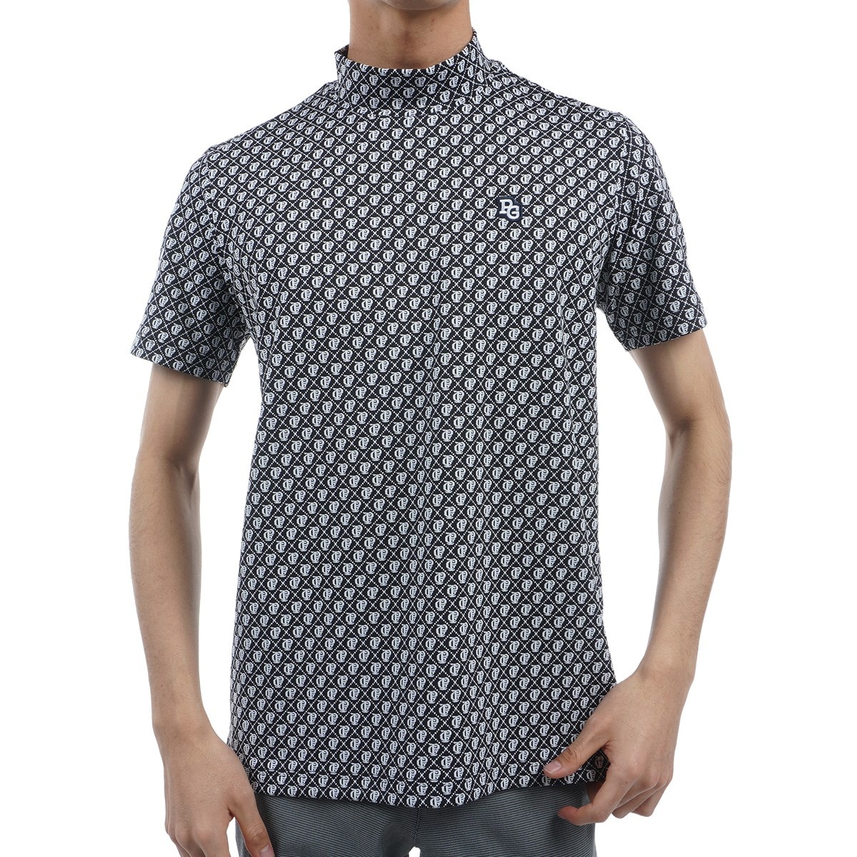 PGロゴハイゲージジャカード モノグラム柄半袖シャツ(半袖シャツ 
