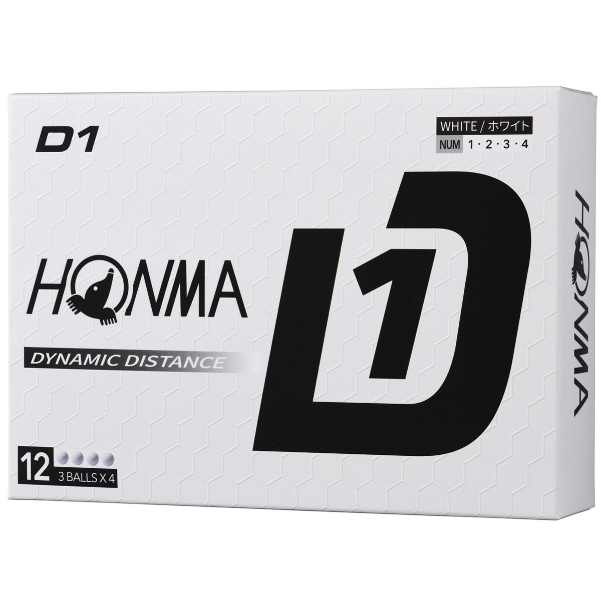 ホンマd1（7ダース） ボール,HONMA D1ボール (2024年モデル・ダース単位) | HONMA直営