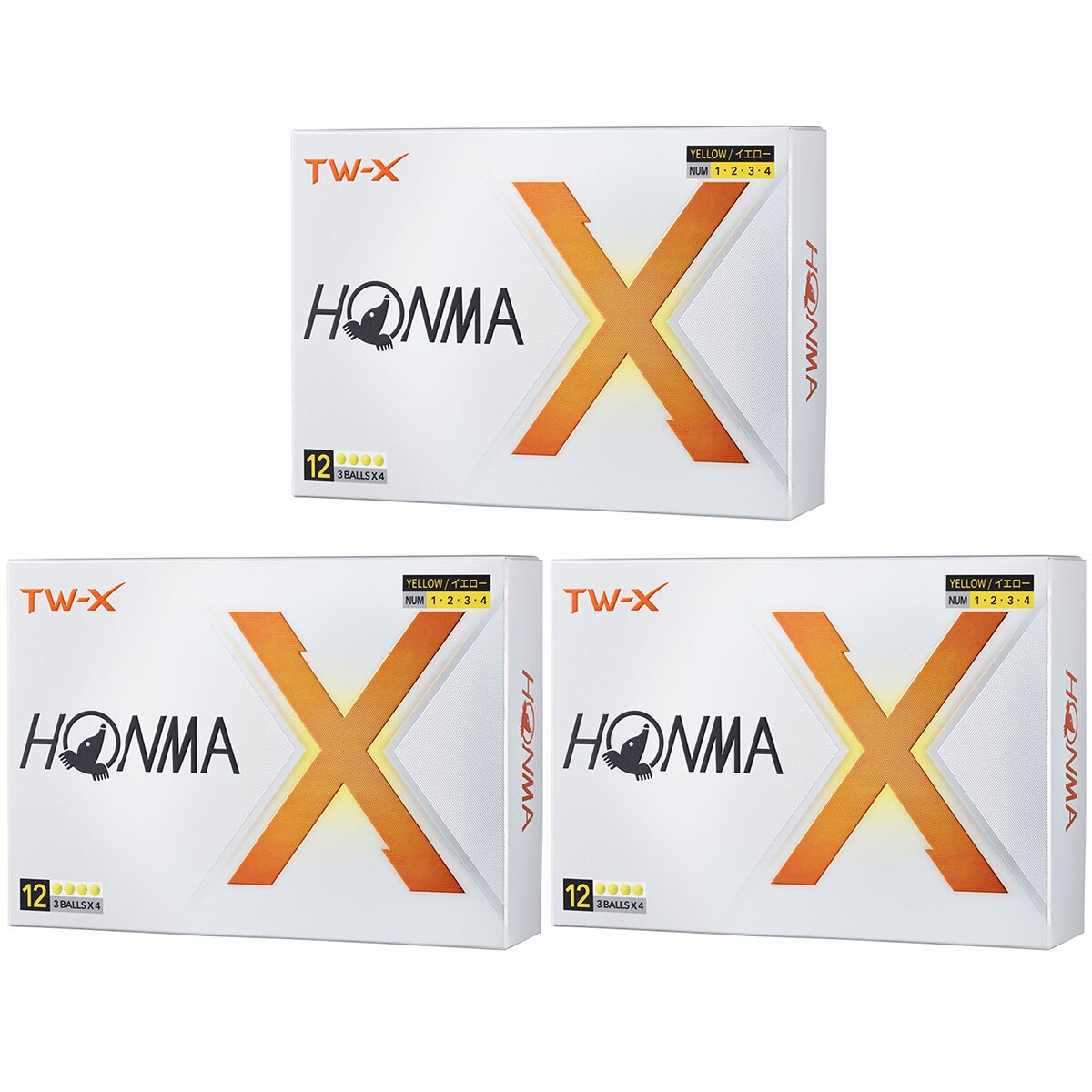 TW-X ボール 3ダースセット(ボール（新品）)|HONMA(本間ゴルフ) BT2402の通販 - GDOゴルフショップ(0000737783)