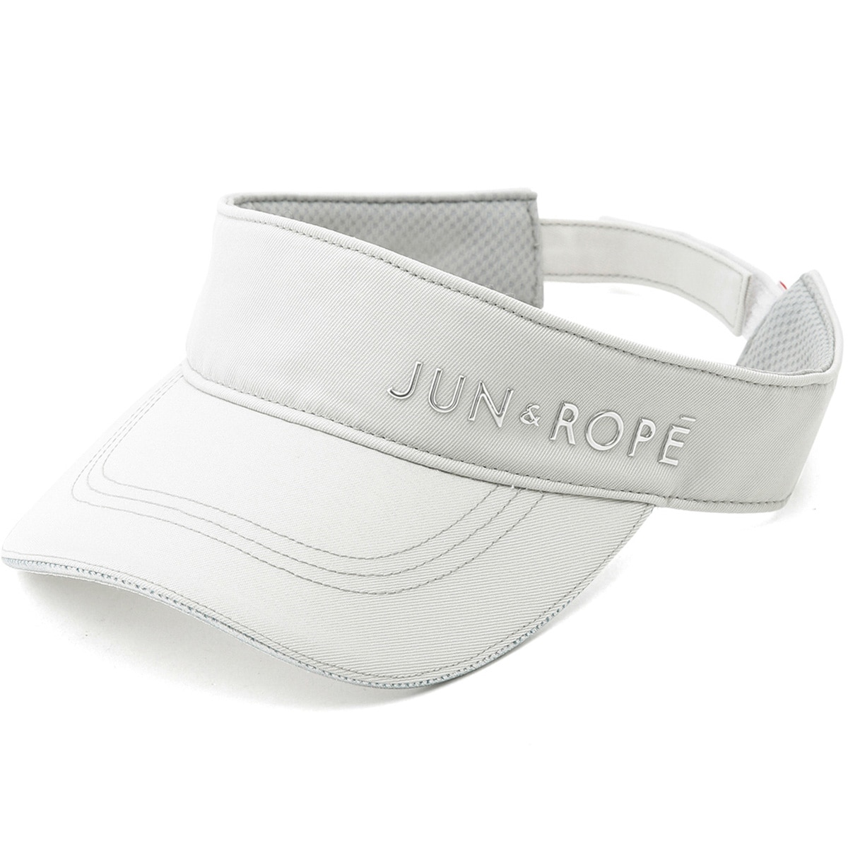 立体シルバーロゴツイルサンバイザー レディス(【女性】バイザー)|JUN