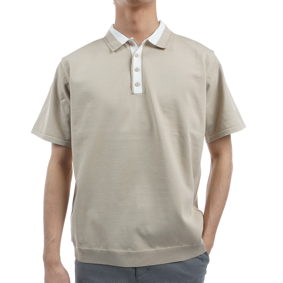 口コミ・評価｜ハイブリッド メッシュ ニット 半袖ポロシャツ