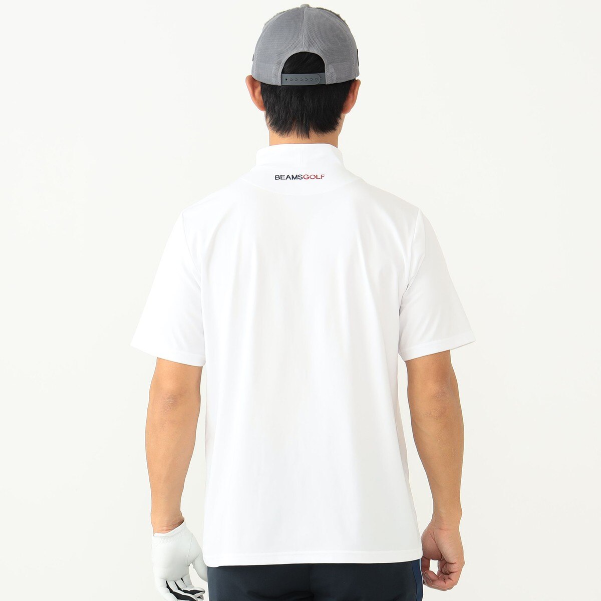 BEAMS GOLF ビームス ゴルフ ポンチ モックネック シャツ 長袖 白 BEAMS GOLF（ビームス ゴルフ）〈MEN〉ORANGE LABEL / US