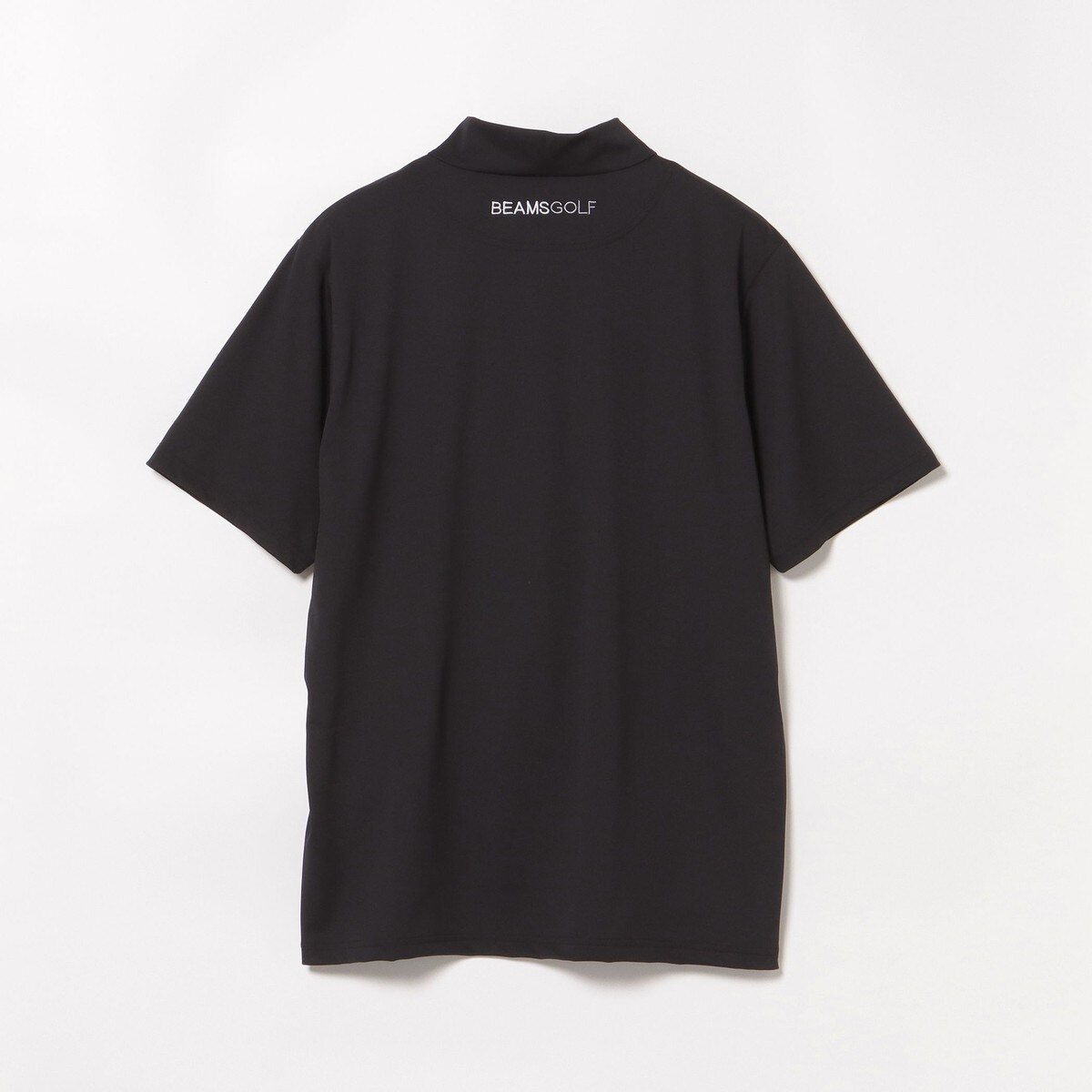 BEAMS GOLF ビームスゴルフ　モックネック 半袖　L BEAMS GOLF ORANGE LABEL ワンポイント モックネックシャツ(半袖