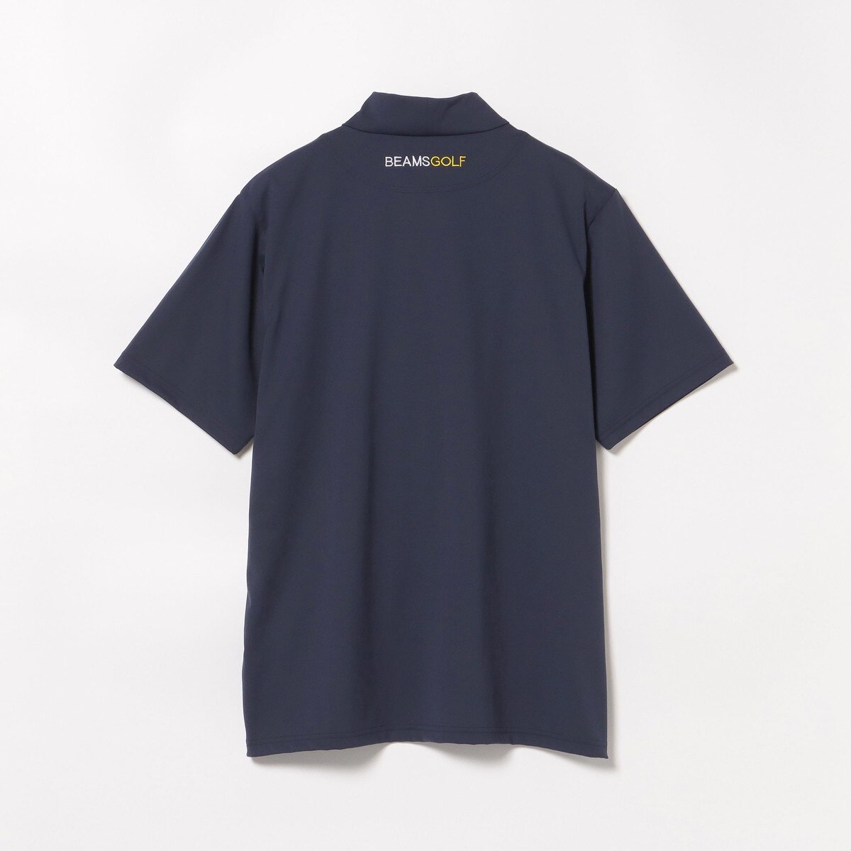 美品　BEAMS GOLF 半袖モックネックポロシャツ　XL BEAMS GOLF tシャツ 「接触冷感/UVカット/伸縮性」ORANGE LABEL